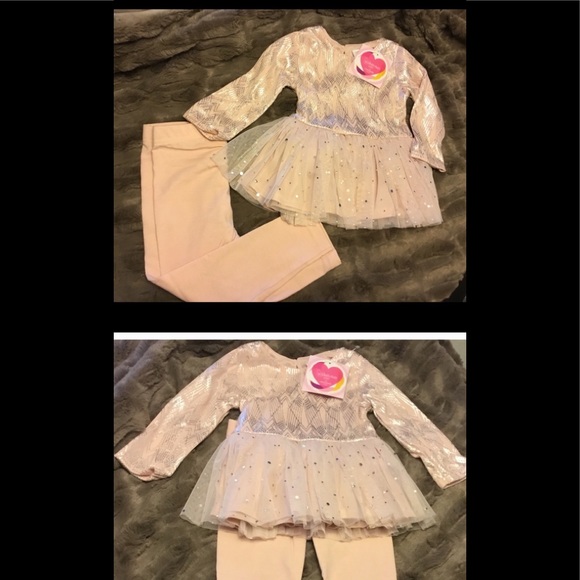 Youngland Tutu Top & Leggings 12m Adorable - Picture 2 of 5